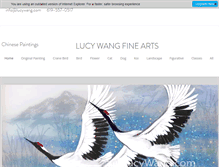 Tablet Screenshot of lucywang.com